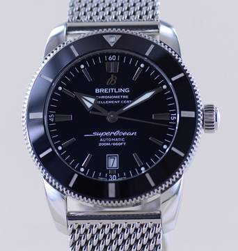 Breitling Superocean Heritage II 46 B20 Automatic Stahl Ceramic 46mm Diver black B+P