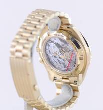 Thumbnail von Omega Speedmaster Professional Moonwatch Chronograph 18K Moonshinegold green dial 42 B+P