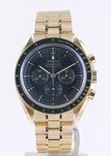 Thumbnail von Omega Speedmaster Professional Moonwatch Chronograph 18K Moonshinegold green dial 42 B+P