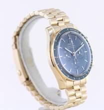 Thumbnail von Omega Speedmaster Professional Moonwatch Chronograph 18K Moonshinegold green dial 42 B+P