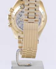 Thumbnail von Omega Speedmaster Professional Moonwatch Chronograph 18K Moonshinegold green dial 42 B+P