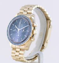 Thumbnail von Omega Speedmaster Professional Moonwatch Chronograph 18K Moonshinegold green dial 42 B+P