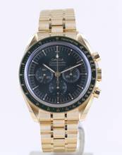 Thumbnail von Omega Speedmaster Professional Moonwatch Chronograph 18K Moonshinegold green dial 42 B+P