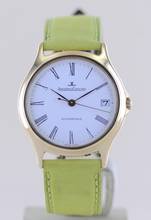 Thumbnail von Jaeger-LeCoultre Heraion Date 18K Gold Dresswatch 34mm Lederband Cal 889 rar