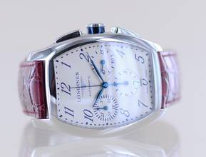 Thumbnail von Longines Evidenza Chronograph Large Automatic Tonneau Klassiker