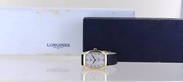 Thumbnail von Longines Evidenza Dresswatch Large 18K Gold Automatic Tonneau Klassiker