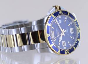 Thumbnail von Longines HydroConquest Diver Stahl Gold Automatic blue Dial 41mm B+P Sport