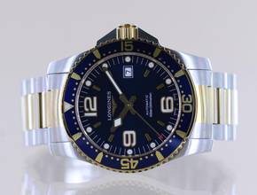 Thumbnail von Longines HydroConquest Diver Stahl Gold Automatic blue Dial 41mm B+P Sport