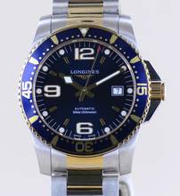 Thumbnail von Longines HydroConquest Diver Stahl Gold Automatic blue Dial 41mm B+P Sport