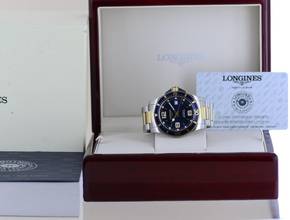 Thumbnail von Longines HydroConquest Diver Stahl Gold Automatic blue Dial 41mm B+P Sport