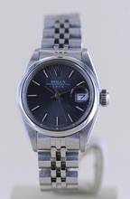 Thumbnail von Rolex Oyster Perpetual Lady Date grey index dial Jubiléband 26mm polished Bezel
