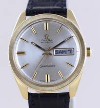 Thumbnail von Omega Seamaster Automatic Onyx Marker Dial Vintage 18K Gold rar