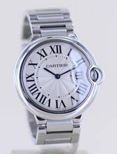 Thumbnail von Cartier Ballon Bleu 36mm Steel Automatic Klassiker Luxusuhr Silver roman dial 36mm Unisex B+P