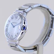 Thumbnail von Cartier Ballon Bleu 36mm Steel Automatic Klassiker Luxusuhr Silver roman dial 36mm Unisex B+P