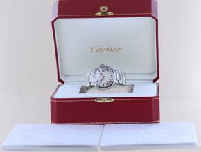 Thumbnail von Cartier Ballon Bleu 36mm Steel Automatic Klassiker Luxusuhr Silver roman dial 36mm Unisex B+P