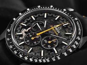 Thumbnail von Omega Speedmaster Moonwatch Dark Side of the Moon Ref.310.92.44.50.01.001 2026 Full Set Ungetragen Speedmaster Moonwatch Dark Side of the Moon Apollo 8 Keramik Kautschuk Faltschließe