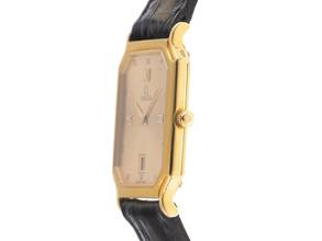 Thumbnail von Omega Classic De Ville Date Ref.196.980 Bj.1990 Full Set sehr gut Vintage De Ville Date 18kt Gelbgold