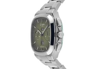 Thumbnail von Glashütte Original Seventies Chronograph Panoramadatum Ref.1-37-02-09-02-70 2026 Full Set Ungetragen Seventies Chronograph Panoramadatum Green Dial