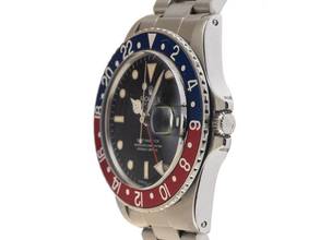 Thumbnail von Rolex GMT-Master Pepsi open 6/9 Ref.1675 1984 Box&Beschreibung Original Vintage Unpoliert GMT Master Pepsi open 6/9 Oyster Armband