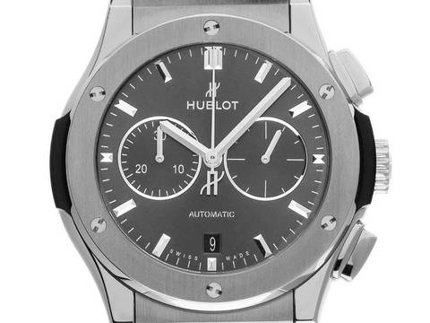  Hublot Classic Fusion Racing Grey Ref.521.NX.7071.RX 2026 Full Set Ungetragen Classic Fusion Chronograph Titanium Kautschuk Faltschließe 