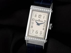Thumbnail von Jaeger-LeCoultre Reverso One Monoface Ref.Q3288420 2026 Full Set Ungetragen Reverso One Diamanten Quarz Krokoleder Faltschließe