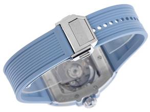 Thumbnail von Hublot Big Bang Unico Ref.682.SX.717B.RX.1204 2026 Full Set Ungetragen Spirit of Big Bang Steel Coal Blue Lady Diamanten 0,88ct Kautschuk Faltschließe