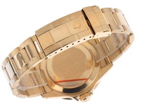 Thumbnail von Rolex Submariner Date Serti 18kt Gelbgold Ref.16618 1988 Full Set Original unpoliert Submariner Serti 18kt Gelbgold Diamanten Saphir 170g