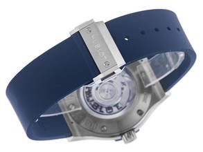 Thumbnail von Hublot Classic Fusion Blue Titan Ref.542.NX.7170.RX 2026 Full Set Ungetragen Classic Fusion Titanium Blue Kautschuk Faltschließe