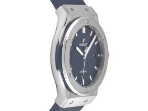 Thumbnail von Hublot Classic Fusion Blue Titan Ref.542.NX.7170.RX 2026 Full Set Ungetragen Classic Fusion Titanium Blue Kautschuk Faltschließe