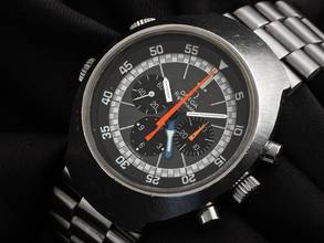 Thumbnail von Omega Flightmaster Ref.145.026 Bj.1971 original Box original Unpoliert Vintage Flightmaster Chronograph