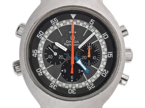  Omega Flightmaster Ref.145.026 Bj.1971 original Box original Unpoliert Vintage Flightmaster Chronograph 