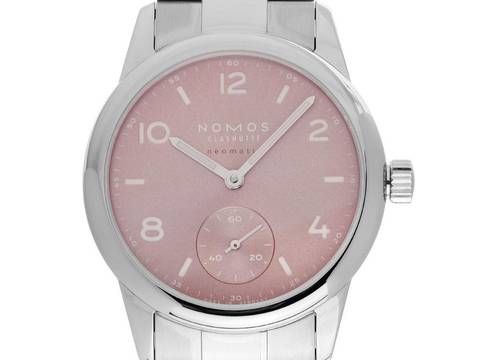  NOMOS Club Neomatik Glashütte Club Sport Neomatik Rosé Ref.756 Bj.2026 Full Set Neu Club Sport Neomatik 34 Rosé 