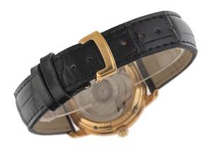 Thumbnail von Carl F. Bucherer Archimedes GMT Power Reserve Ref.10.021 Bj.1996 original Box Original Vintage Unpoliert Archimedes GMT Power Reserve 18kt Gelbgold Krokoleder Faltschließe 81g