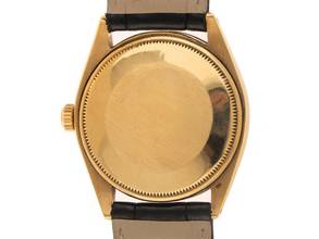 Thumbnail von Rolex Oyster Perpetual 34 Ref.1005 1966 Box&Beschreibung Original Vintage Unpoliert Oyster Perpetual 18kt Gelbgold