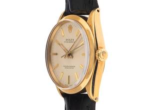 Thumbnail von Rolex Oyster Perpetual 34 Ref.1005 1966 Box&Beschreibung Original Vintage Unpoliert Oyster Perpetual 18kt Gelbgold