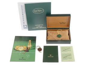 Thumbnail von Rolex Oyster Perpetual 34 Ref.1005 1966 Box&Beschreibung Original Vintage Unpoliert Oyster Perpetual 18kt Gelbgold