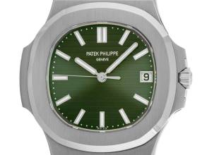 Thumbnail von Patek Philippe Nautilus Ref.5711/1A-014 Bj.2021 Full Set wie Neu Vintage Nautilus Green Dial