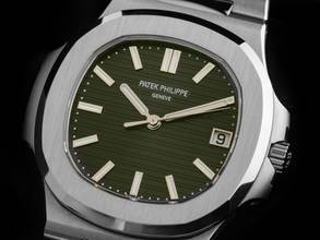 Thumbnail von Patek Philippe Nautilus Ref.5711/1A-014 Bj.2021 Full Set wie Neu Vintage Nautilus Green Dial