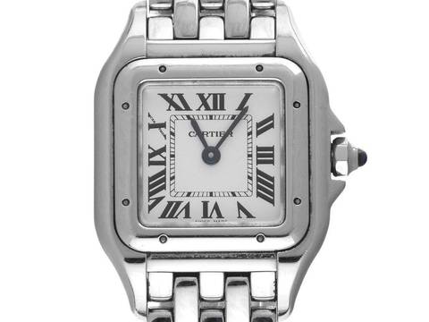 Cartier Panthère PM kleines Modell Ref.4177 2020 Box&Beschreibung Original Vintage Unpoliert Panthere PM kleines Modell Stahl