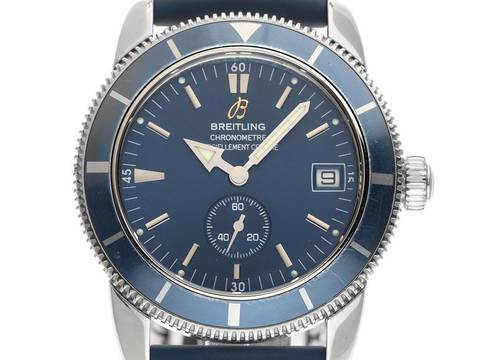 Breitling Superocean Ref.A37320 2008 Full Set sehr gut Vintage Superocean Kautschuk Faltschließe