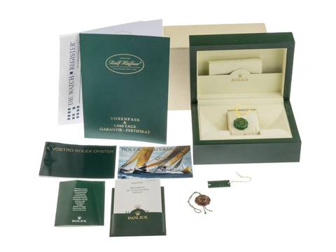Rolex Yacht-Master Ref.168622 Bj.2005 Full Set sehr gut Vintage Yacht-Master Medium Stahl 950 Platin
