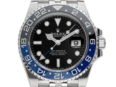 Rolex GMT-Master II Batgirl Ref.126710BLNR 2019 Full Set wie Neu GMT Master II Batgirl Jubilé Armband