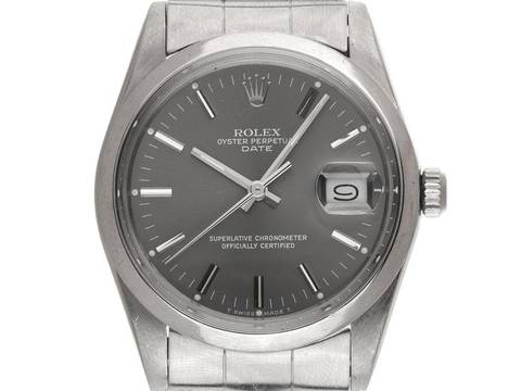 Rolex Oyster Perpetual Date open 6/9 Ref.15000 1987 Box&Beschreibung Original Vintage Unpoliert Oyster Perpetual Date open 6/9 Oyster Armband