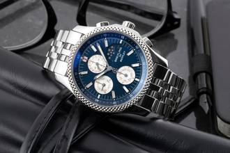 Thumbnail von Breitling Bentley Mark VI Chronograph Stahl / Platin Automatik Ref P19362