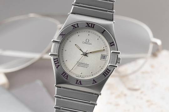  Omega Constellation Stahl Automatik Herrenuhr Ref. 368.0865 Box Vintage 