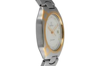 Thumbnail von Omega Seamaster Polaris Stahl / Gold Quarz Herrenuhr Ref. 396.1022 Vintage