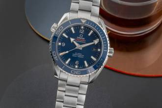 Thumbnail von Omega Seamaster Planet Ocean 600M Co-Axial Titan Ref. 232.90.46.21.03.001 B&P
