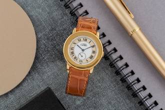 Thumbnail von Cartier must Ronde LM 925 Silber vergoldet Quarz Herrenuhr Ref. W1006922 1810 1