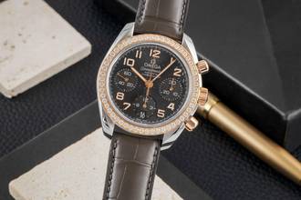 Thumbnail von Omega Speedmaster Ladies Chronograph Stahl / Gold Automatik Ref. 324.28.38.40.06.001