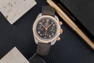 Thumbnail von Omega Speedmaster Ladies Chronograph Stahl / Gold Automatik Ref. 324.28.38.40.06.001